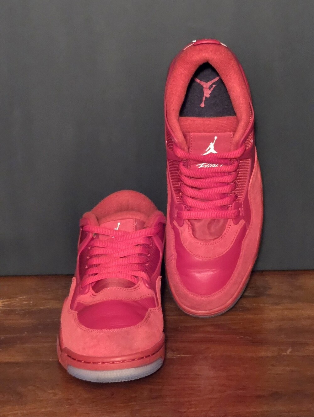 Nike Air Jordan 4 RM Basketball Sneakers, Mns 9.5, Varsity Red/Blue, Exc. Cond.!